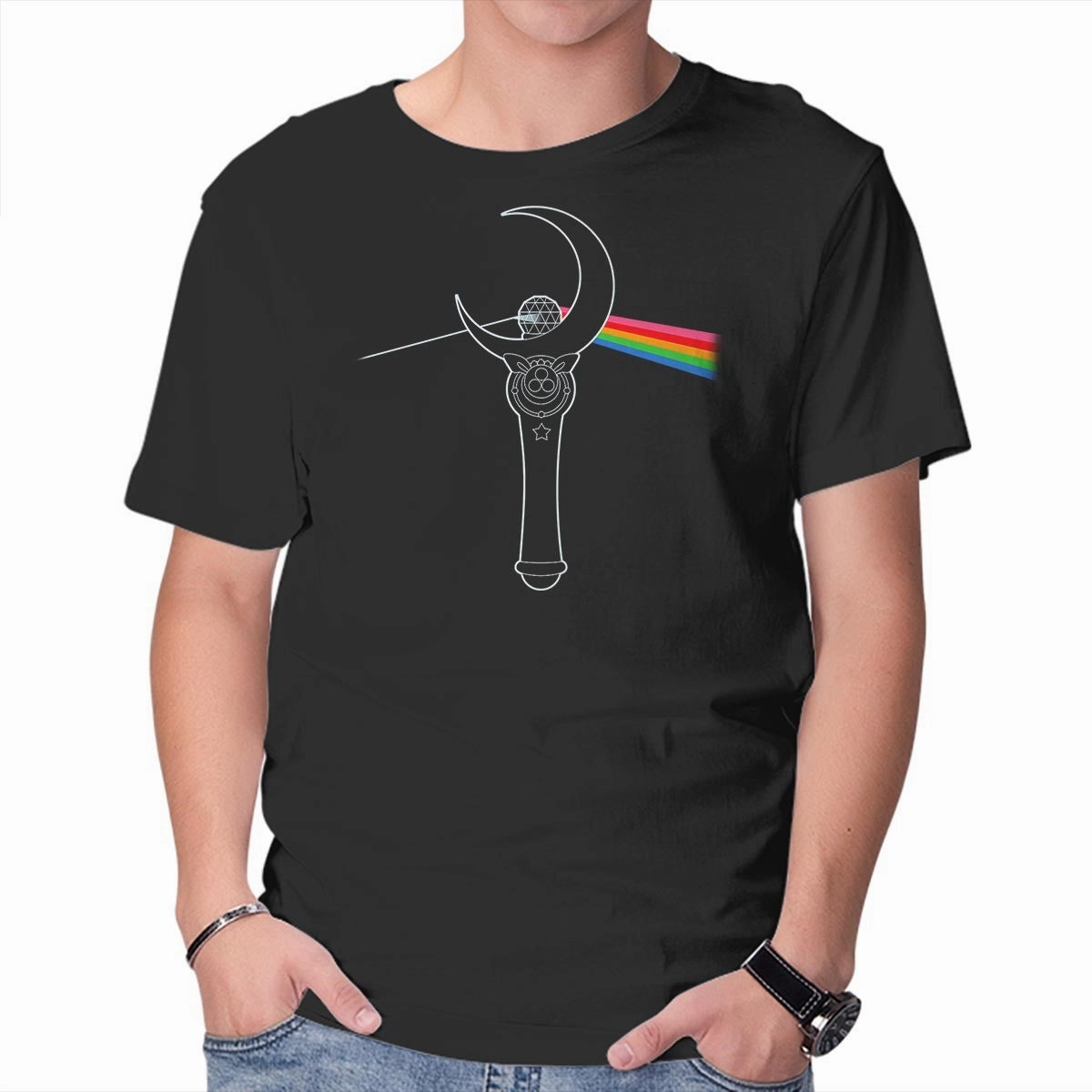 Dark Side Of The Moon Stick Fresh Outfit Versatile and Comfortable