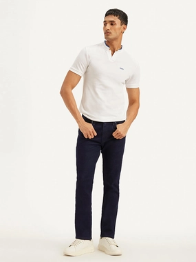 Men's 511 Navy Blue Slim Fit Mid Rise Jeans Traveler Gear Earthy