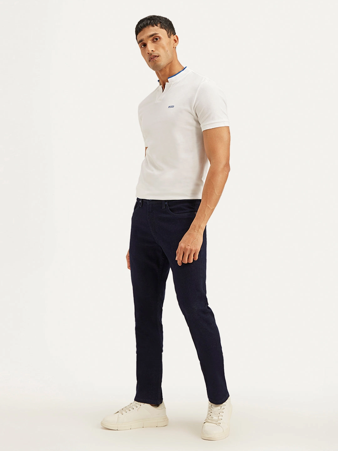 Fashion Lover Outdoor Enthusiast Universal Favorite Men's 511 Navy Blue Slim Fit Mid Rise Jeans