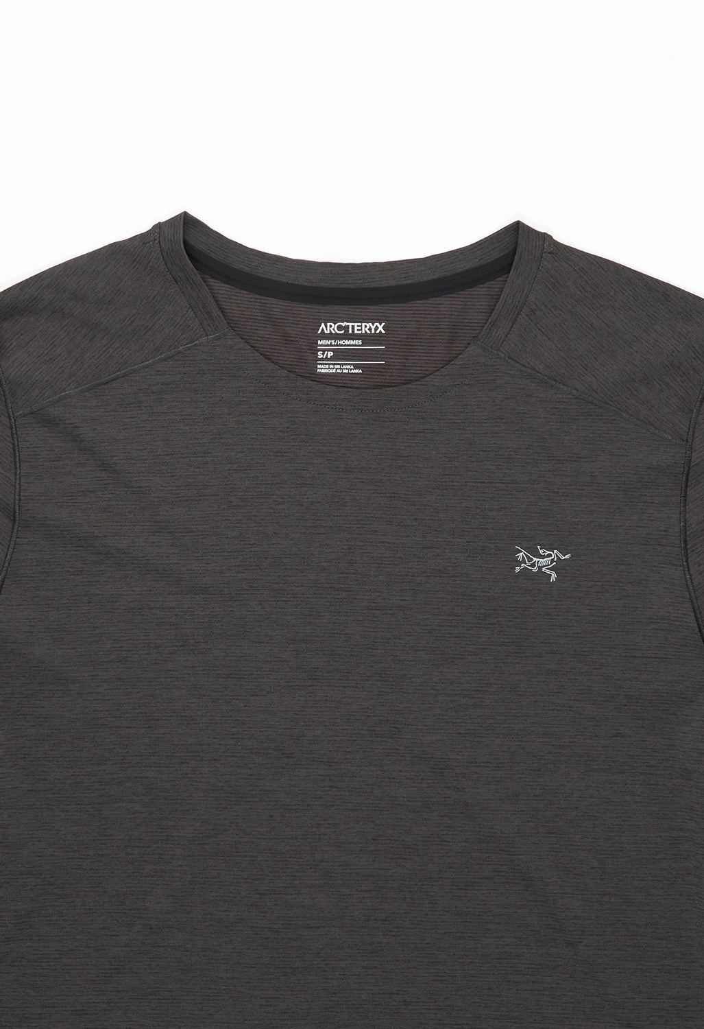 Arc'teryx Men's Cormac Long Sleeved Crew - Black Heather Anti-pilling