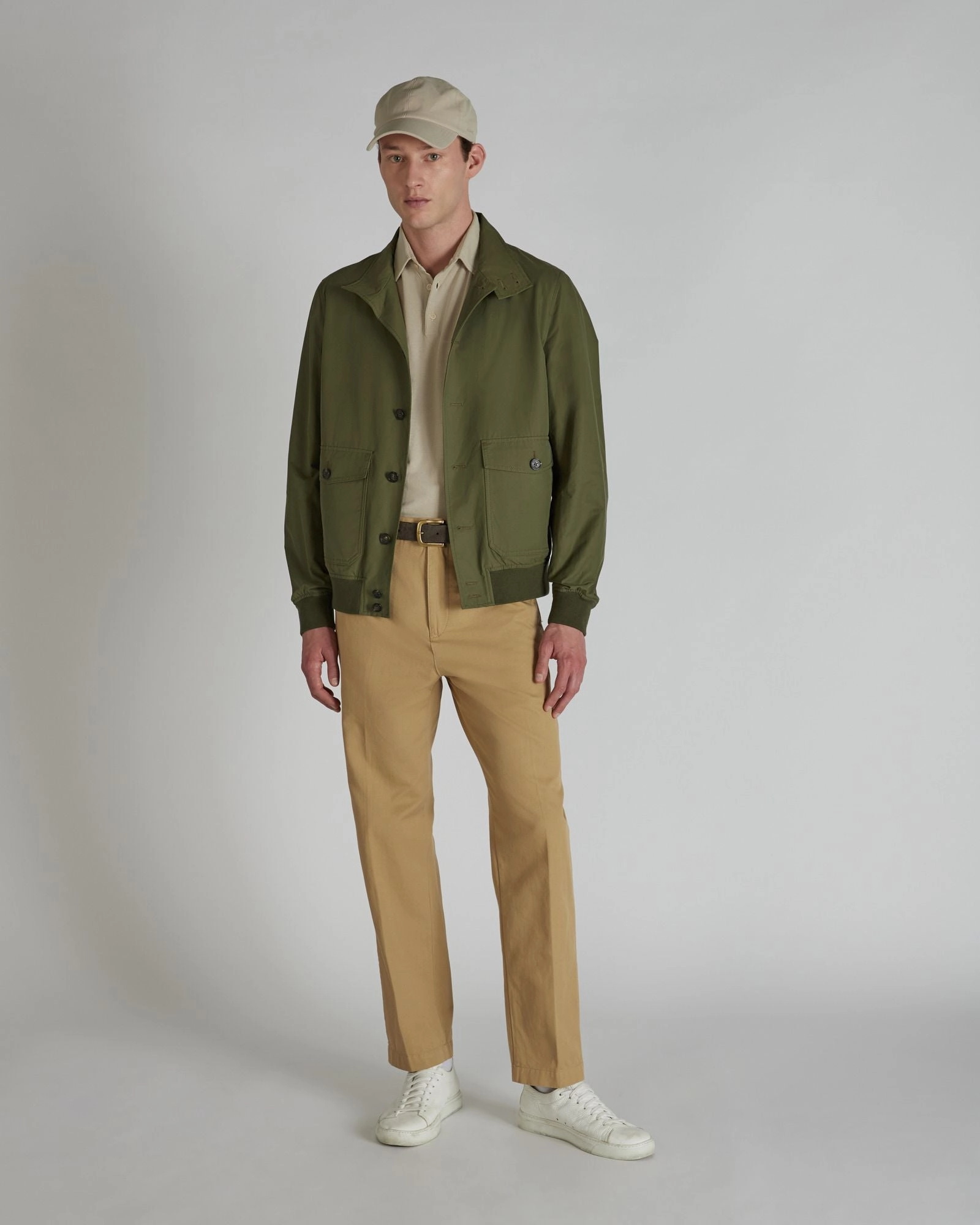 Regular-fit cotton trousers Moisture Lock Technology