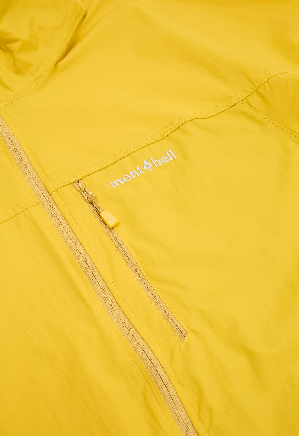 Lightweight Lining Layered Ventilation Panels Montbell Men's O.D. Hooded Jacket - Yellow