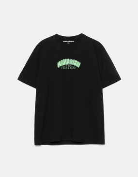 Abrasion Resistant Fabric 2204 Grunt Free Press S/S T-Shirt Black