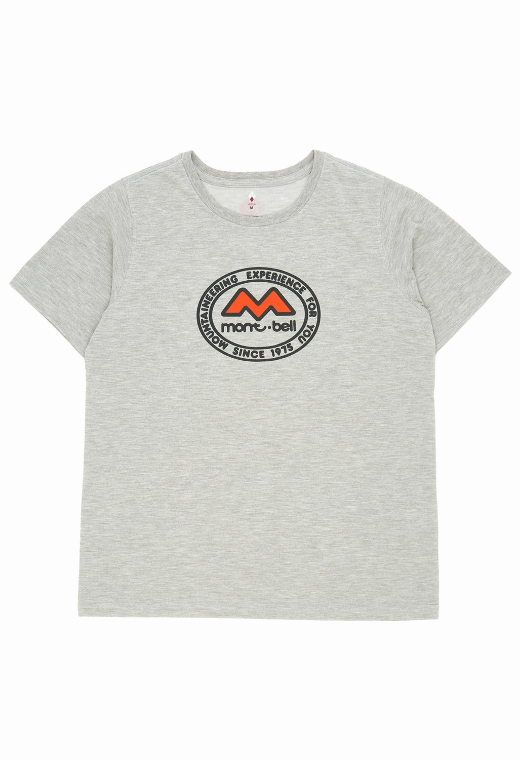 Montbell 50th Anniversary Women's Wickron Classic M Mark Short Sleeve T-Shirt - L.Gray Casual Essential Wear Casual Ease