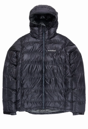 Slim Fit Styles WaterRepellentFabric Montbell Men's Alpine Down Parka Jacket - Black