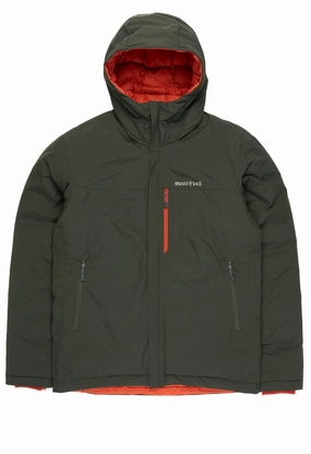 Montbell Men's Colorado Parka - Dark Green Stretch Comfort Design