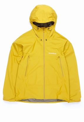 Montbell Men's Rain Trekker Jacket - Mustard Street Comfort Fit