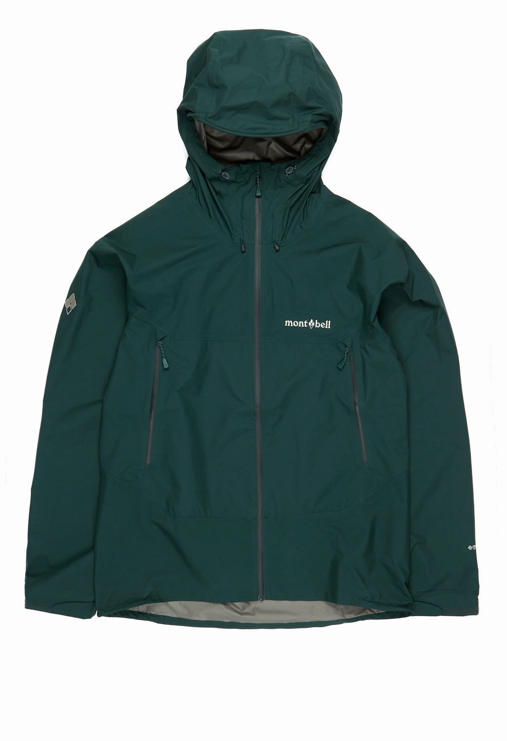Montbell Men's Rain Trekker Jacket - Pine Green Modular Layering System