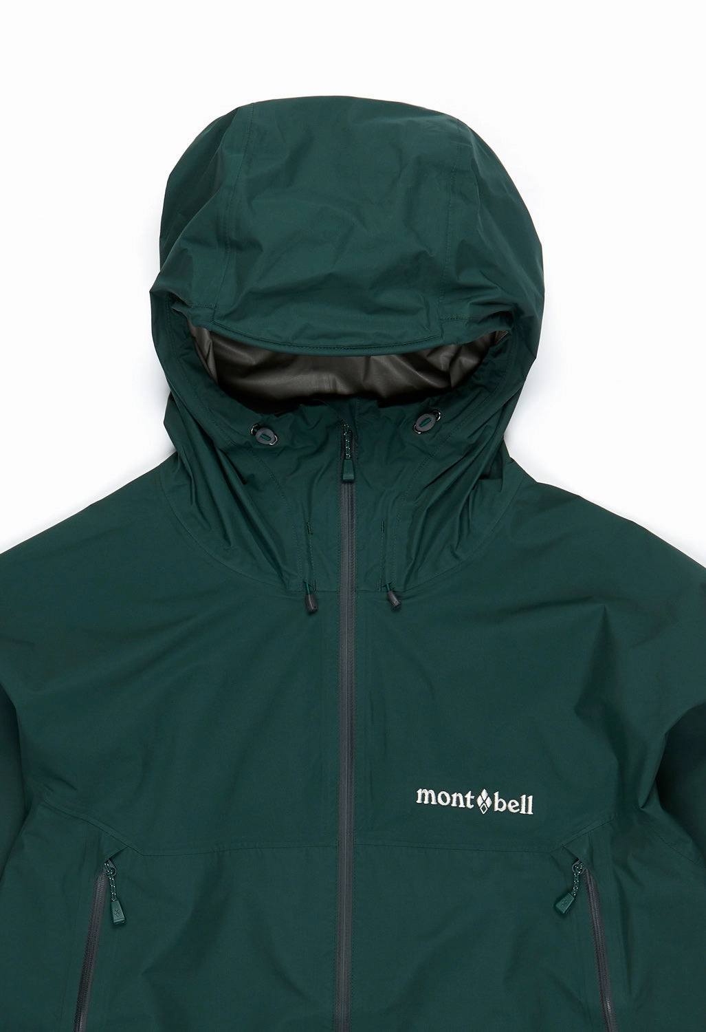 Montbell Men's Rain Trekker Jacket - Pine Green Flexible Fit
