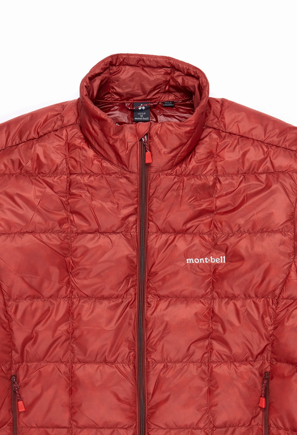 Montbell Men's Superior Down Jacket - Red Compact Packable Feature