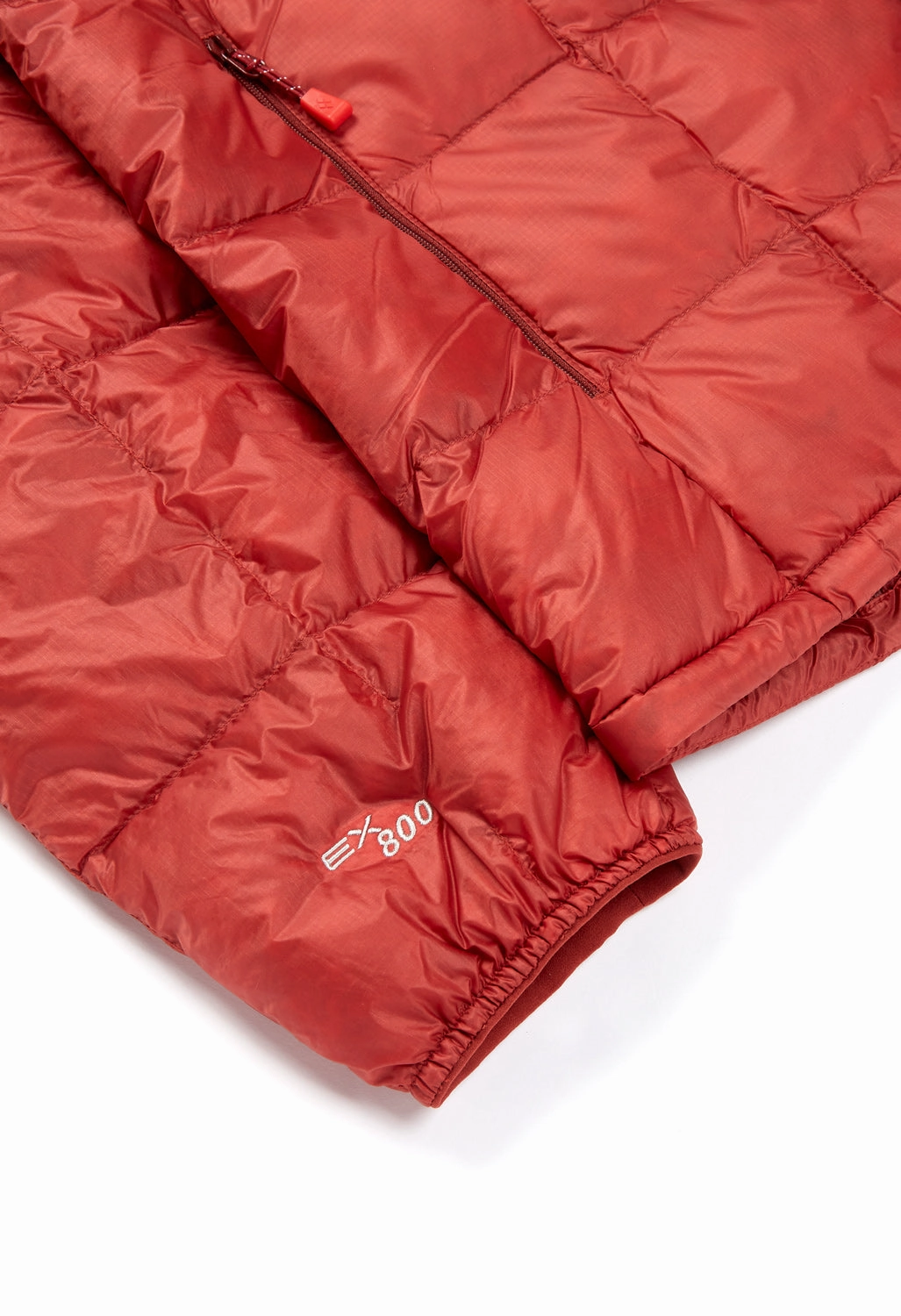 Montbell Men's Superior Down Jacket - Red Ultraviolet Protection Embellished Trim
