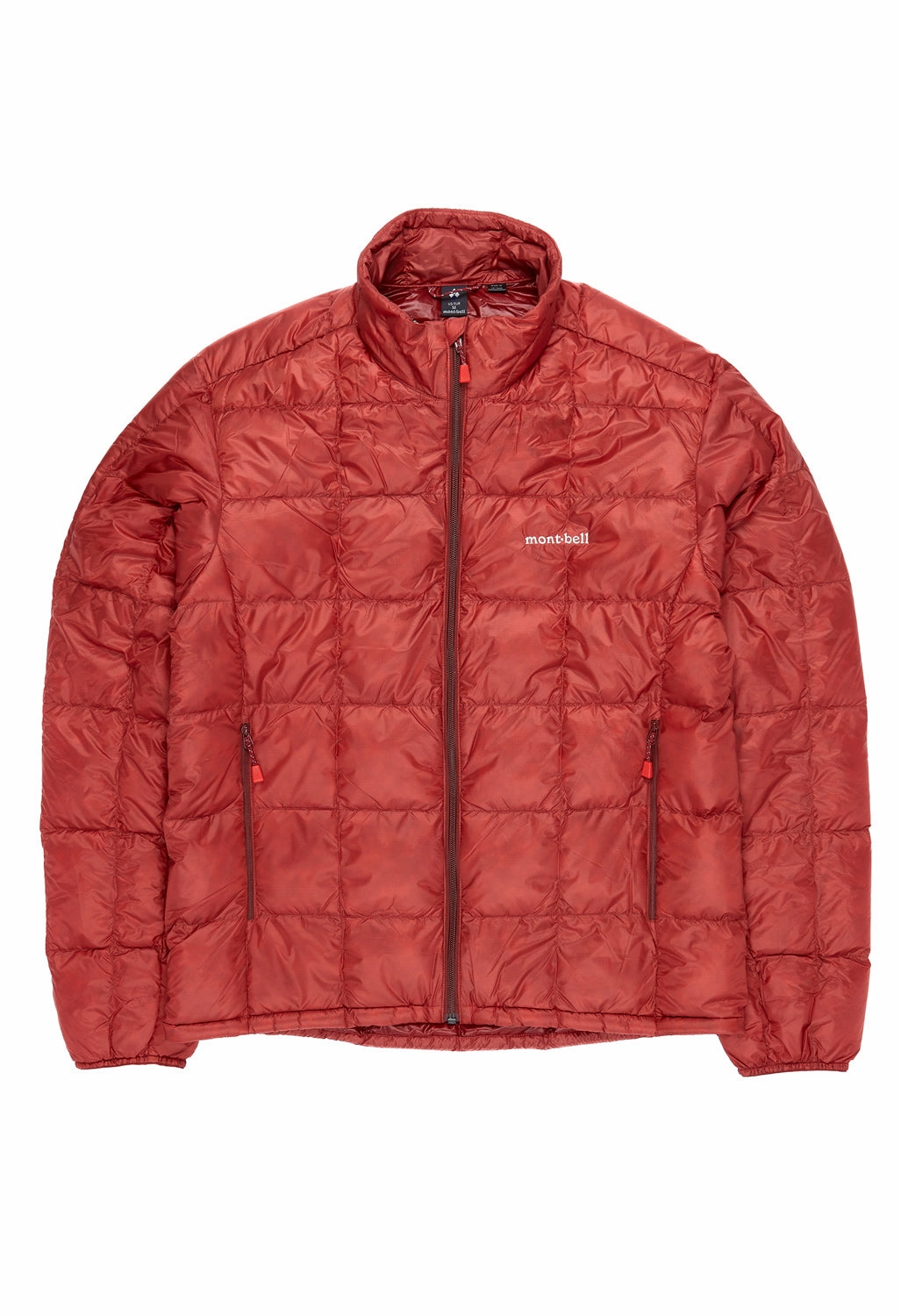 Montbell Men's Superior Down Jacket - Red Wind Blocking Fabric