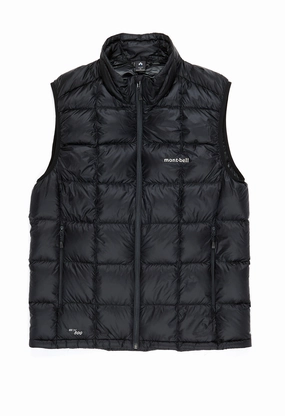 Montbell Men's Superior Down Vest - Black Essential City Look Cold Weather