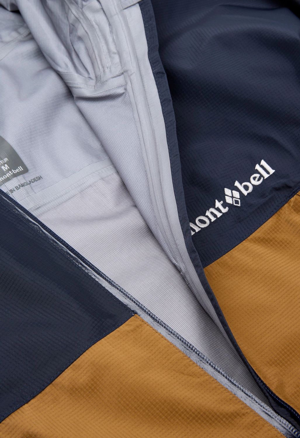 Montbell Men's Thunder Pass Jacket - Graphite / Ochre Casual Comfy Layer