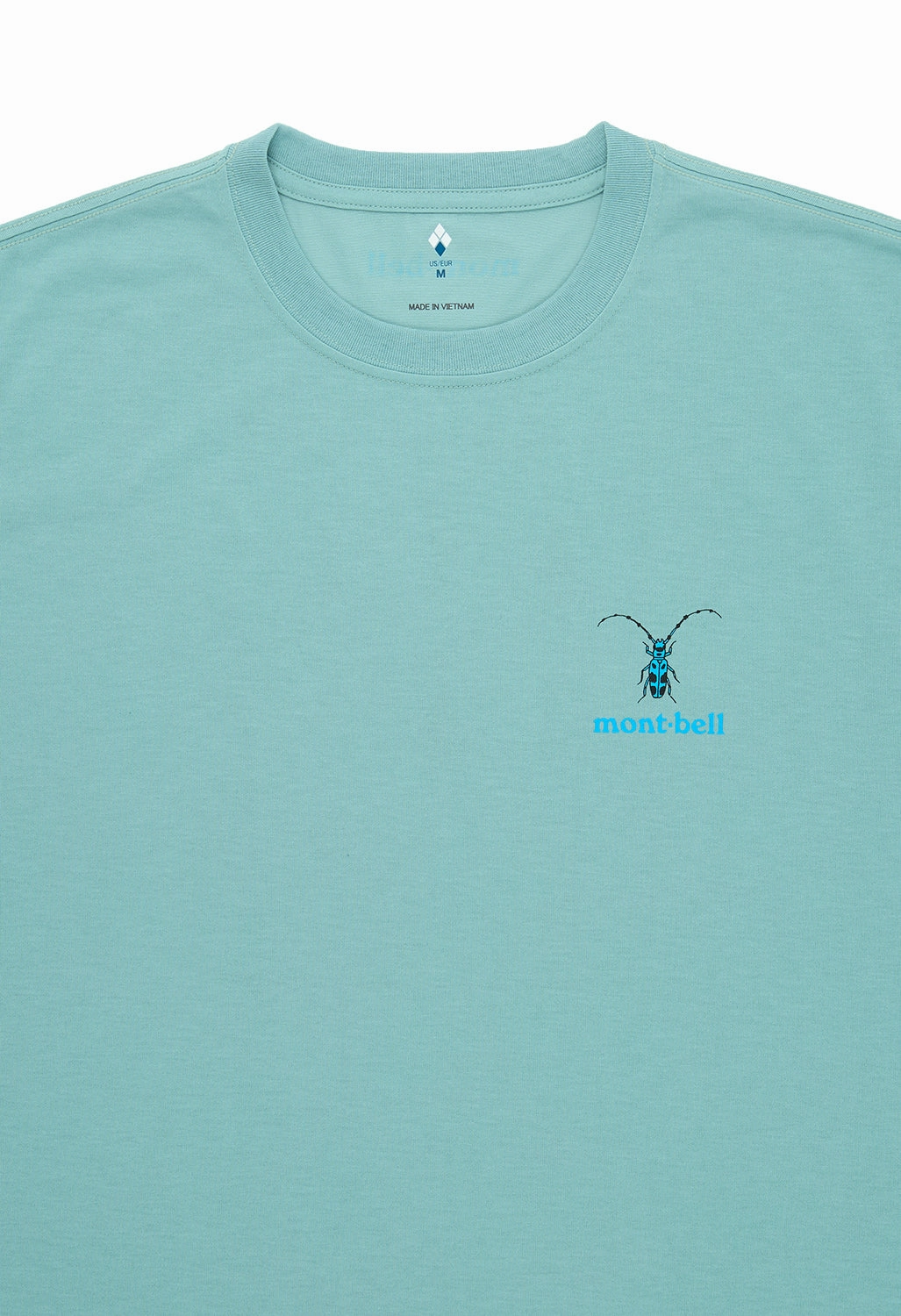 Trendy Layering Montbell Men's Wickron Beetles T-Shirt - Light Blue