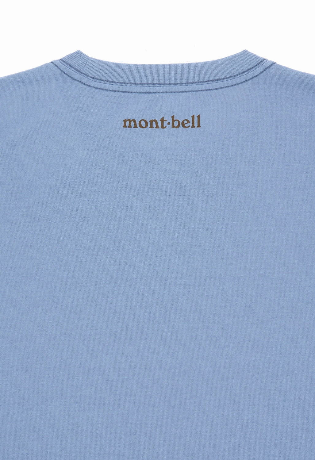 Montbell Men's Wickron Rock Logo T-Shirt - Blue Active Layering