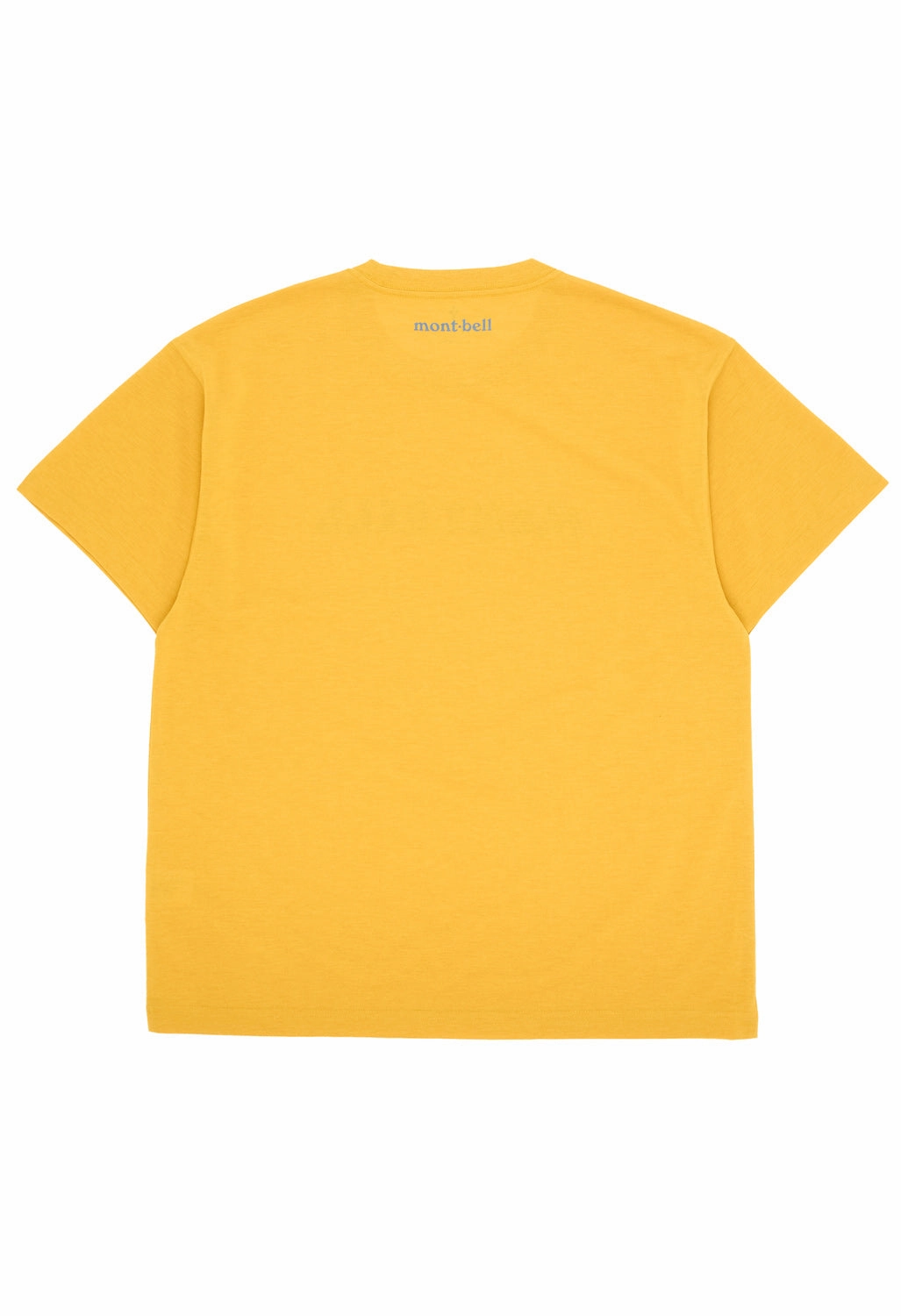 Casual Choice Wear Cool Layer Wear Montbell Men's Wickron Rock Logo T-Shirt - Yellow