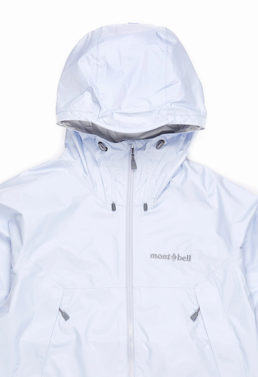 Montbell Women's Rain Hiker Jacket - Halogen Blue Static Dissipating Threading