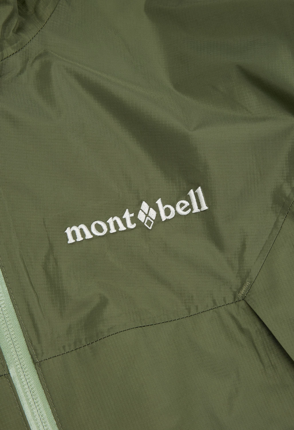 Durable Chill Piece Montbell Women's Rain Hiker Jacket - Olive