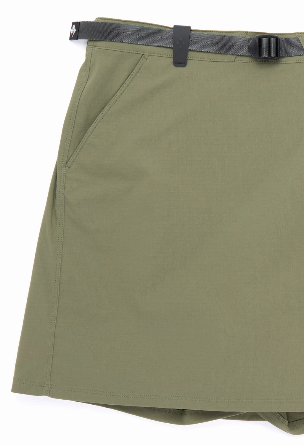 Montbell Women's Stretch O.D. Wrap Shorts - Khaki Sporty Fit
