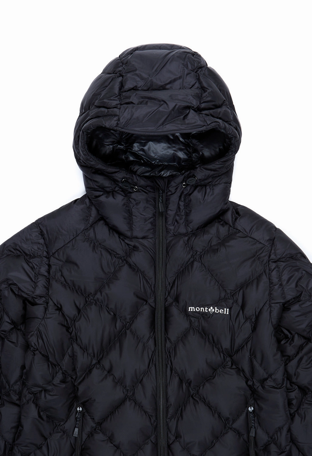 Easy Clean Material Montbell Women's Superior Down Parka Jacket - Black