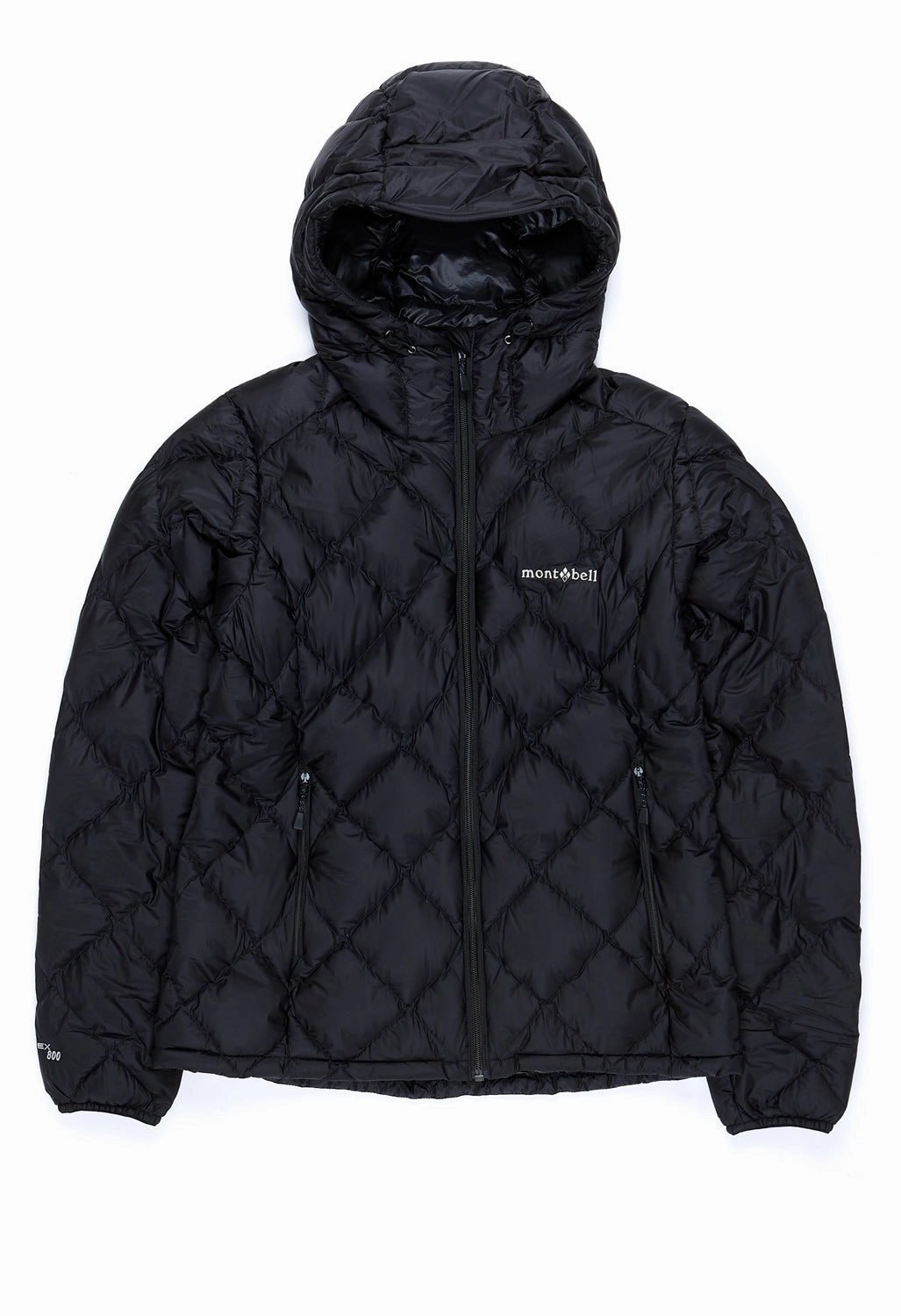 Water Resistant Fleece Backing Montbell Women's Superior Down Parka Jacket - Black