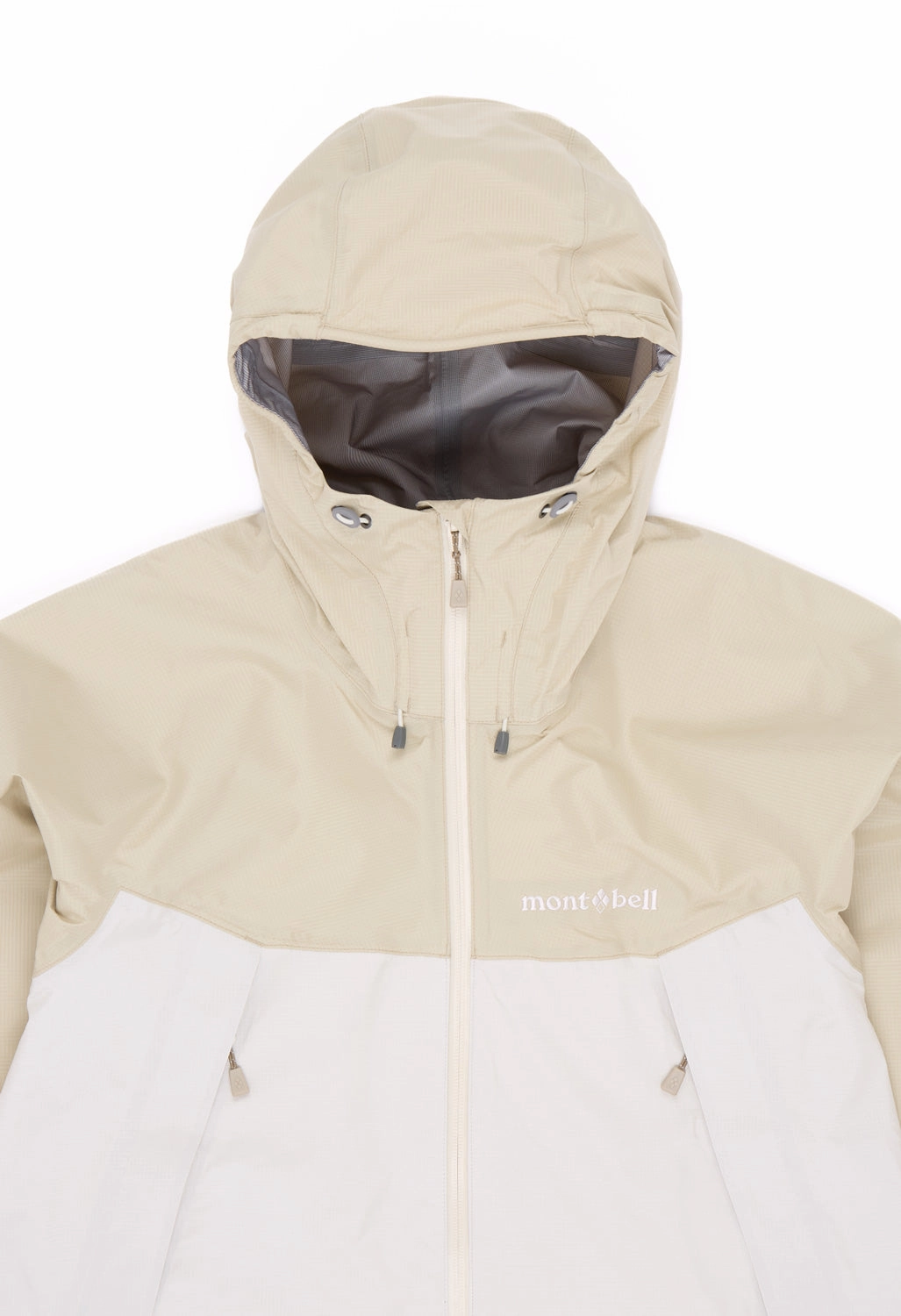 Snag Free Fabric City Layer Style Montbell Women's Thunder Pass Jacket - Ivory / Off White