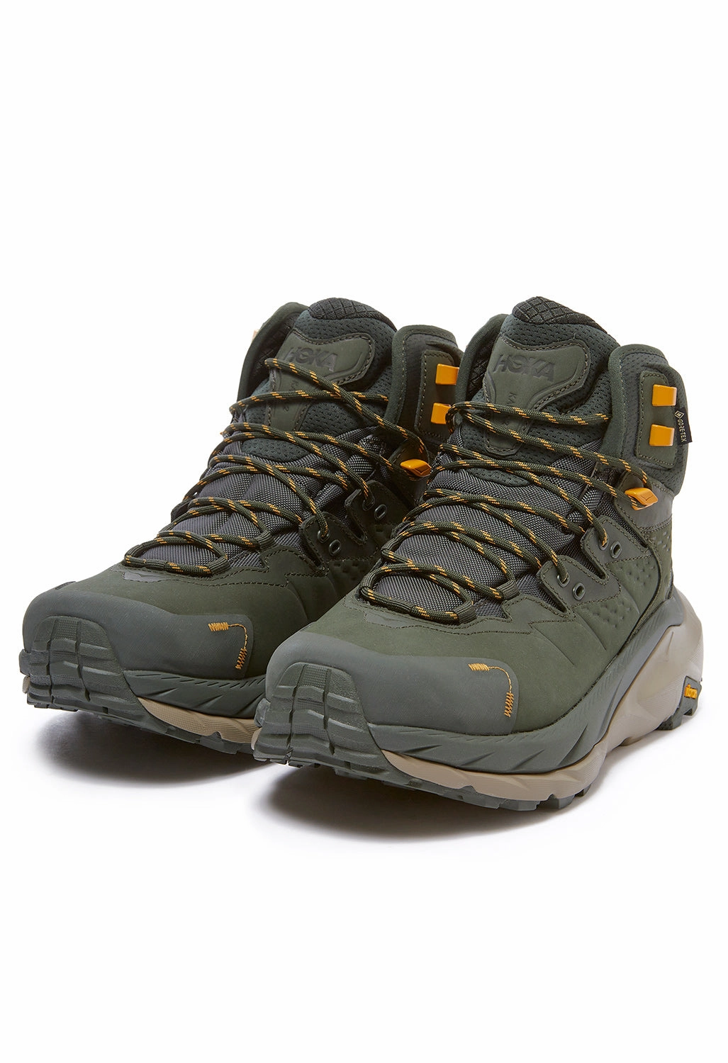 Office Smart Hoka Kaha 2 GORE-TEX Men's Boots - Duffel Bag/Radiant Yellow
