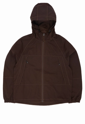 Eco Dye Process Gramicci Men's Salem Hooded Jacket - Brown