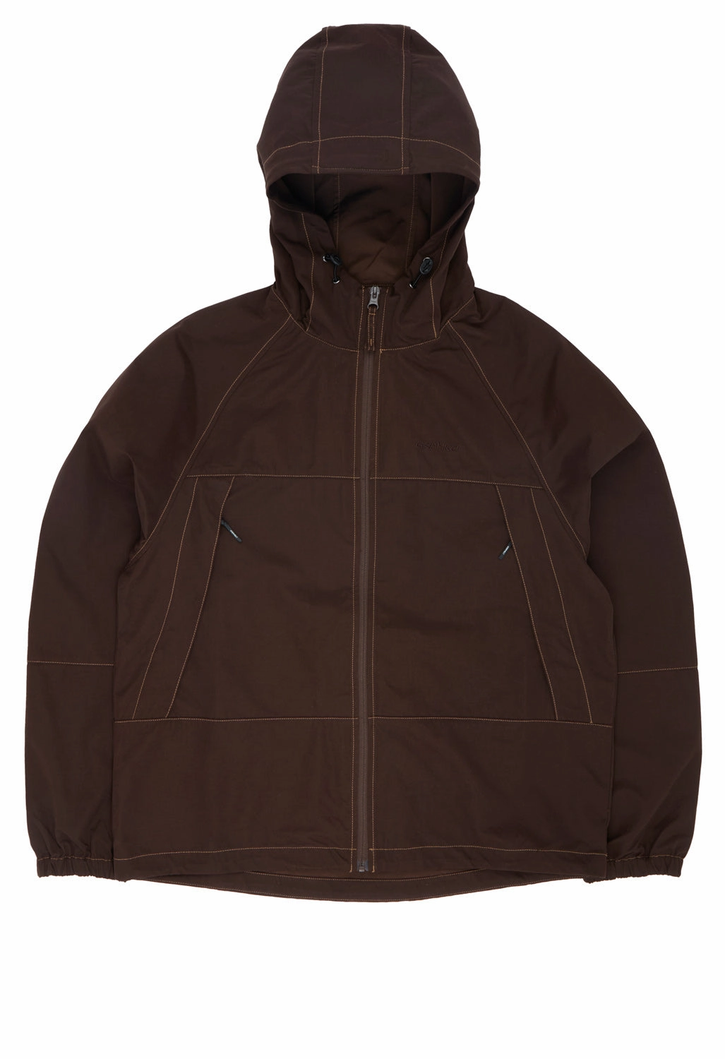 Eco Dye Process Gramicci Men's Salem Hooded Jacket - Brown