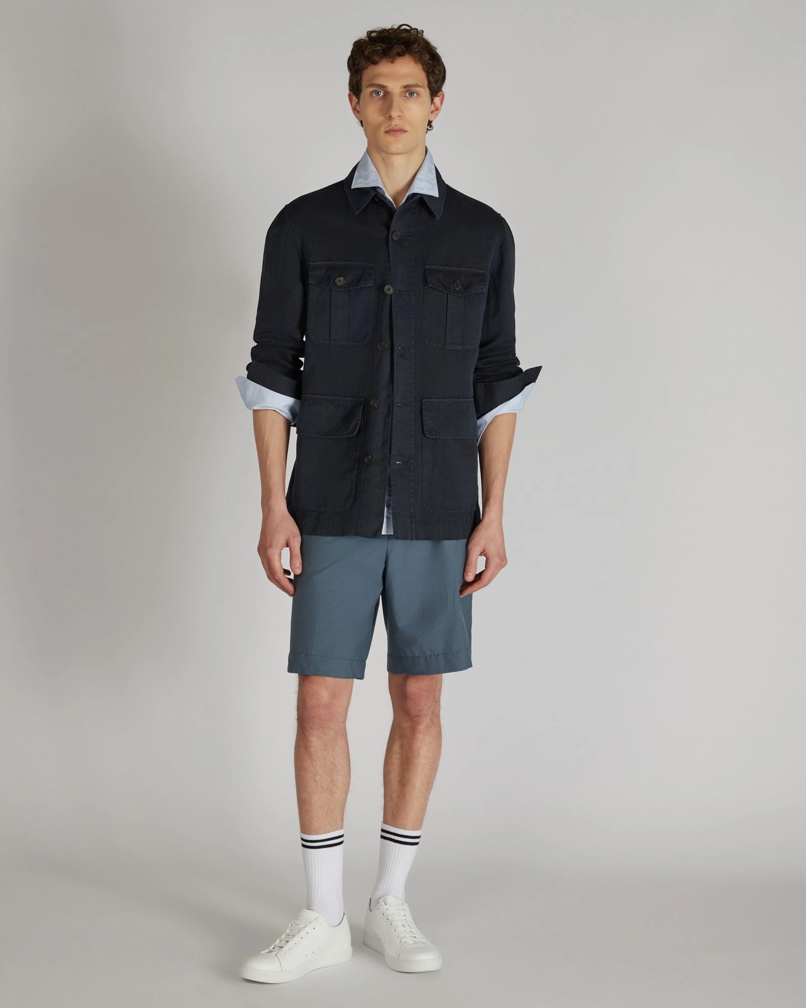 Anti Pill Technology Slim-fit cotton shirt