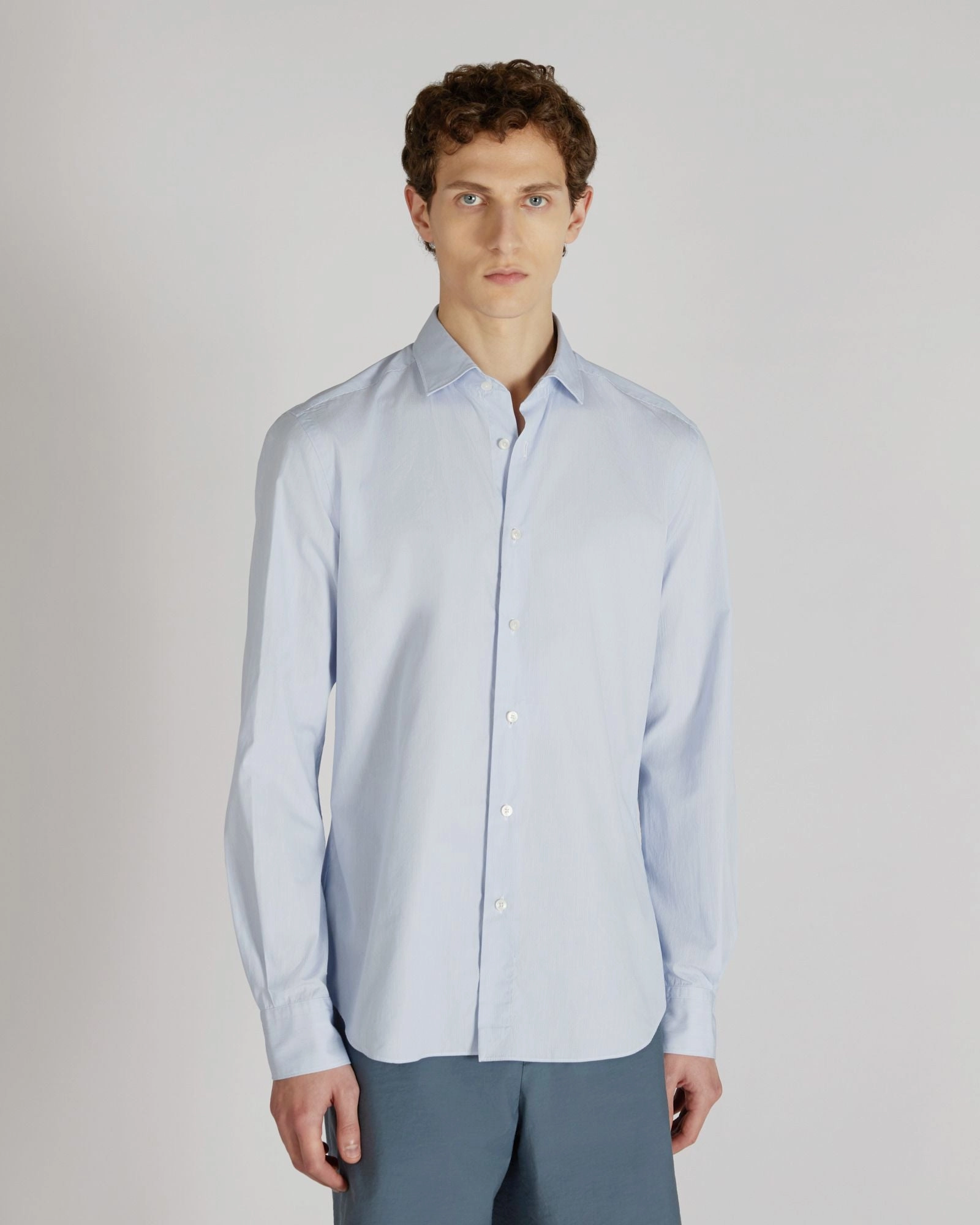 Short Sleeve Slim-fit cotton shirt