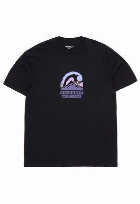 Carhartt WIP Rising Helix T-Shirt - Black ethical Travel Trend Look