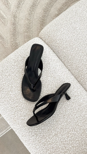 Formal Chic After Dark Niesha Heel - Black Shine