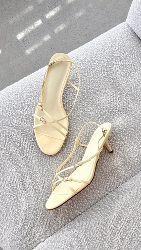 Flossie Heel - Yellow Runway Glow