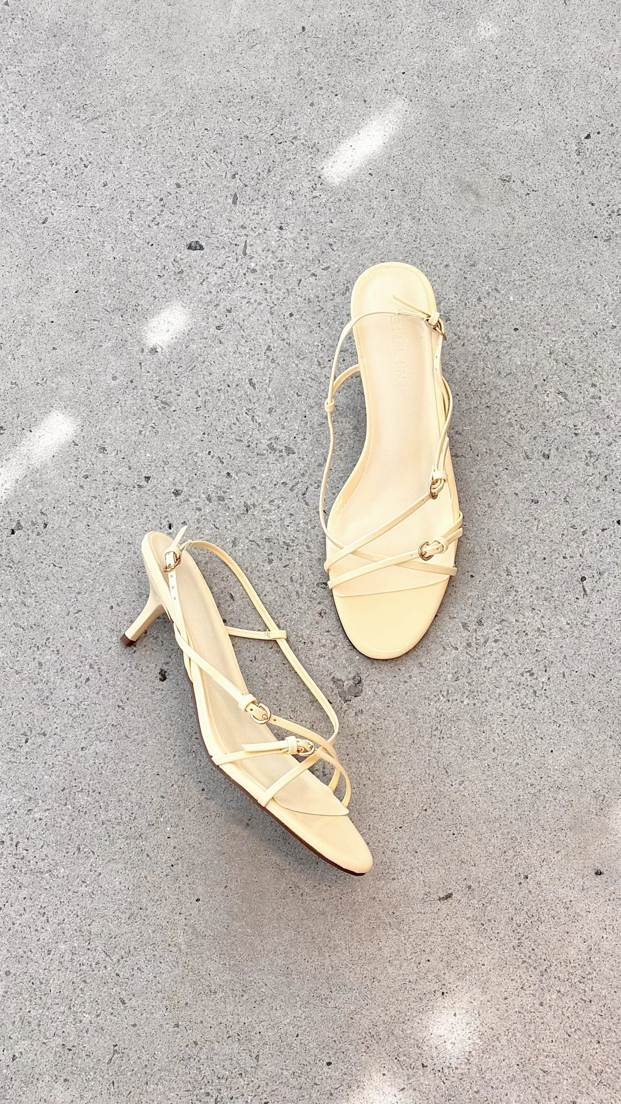 Flossie Heel - Yellow hand craft Urban Cool