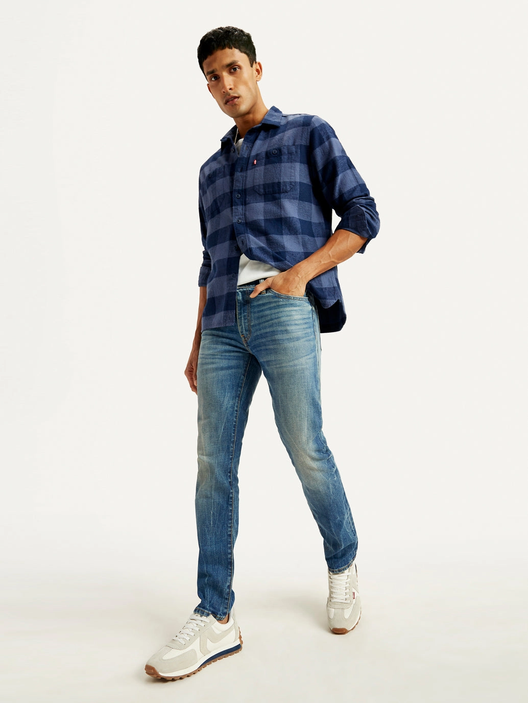 Simple Comfort Traveler Gear Morning Stroll Men's 511 Blue Slim Fit Mid Rise Jeans