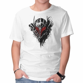 Black Warrior Crew Neck Design Animal print wildness