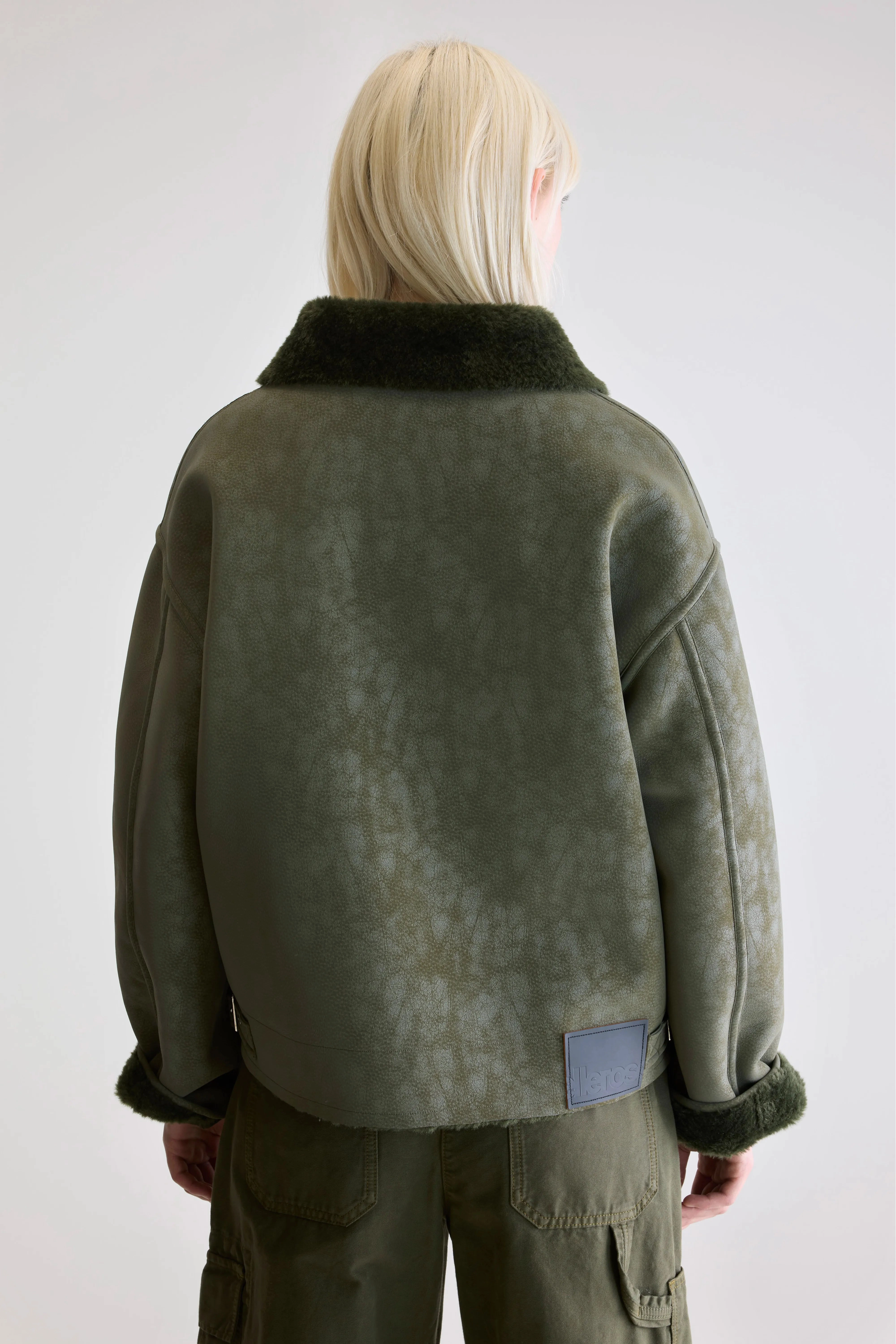 Hedwee biker jacket (252 / W / FOREST) Temperature Regulating Membrane