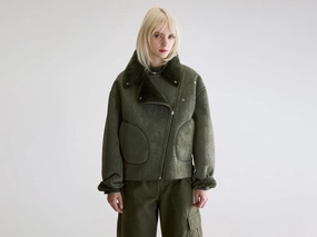 Lightweight Insulation Technology QuickRelease Buckles Hedwee biker jacket (252 / W / FOREST)