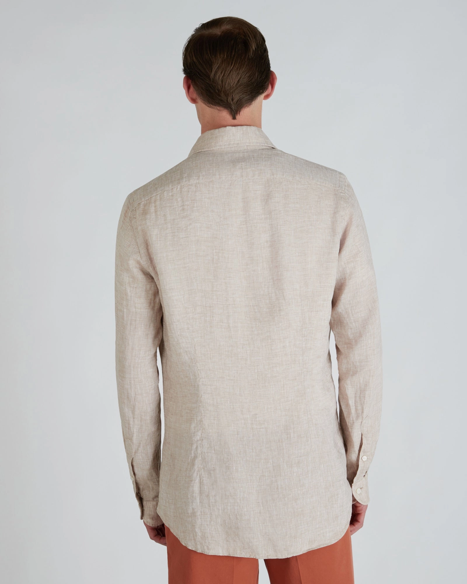 Regular-fit Linen Shirt Active Layering Reinforced Elasticity