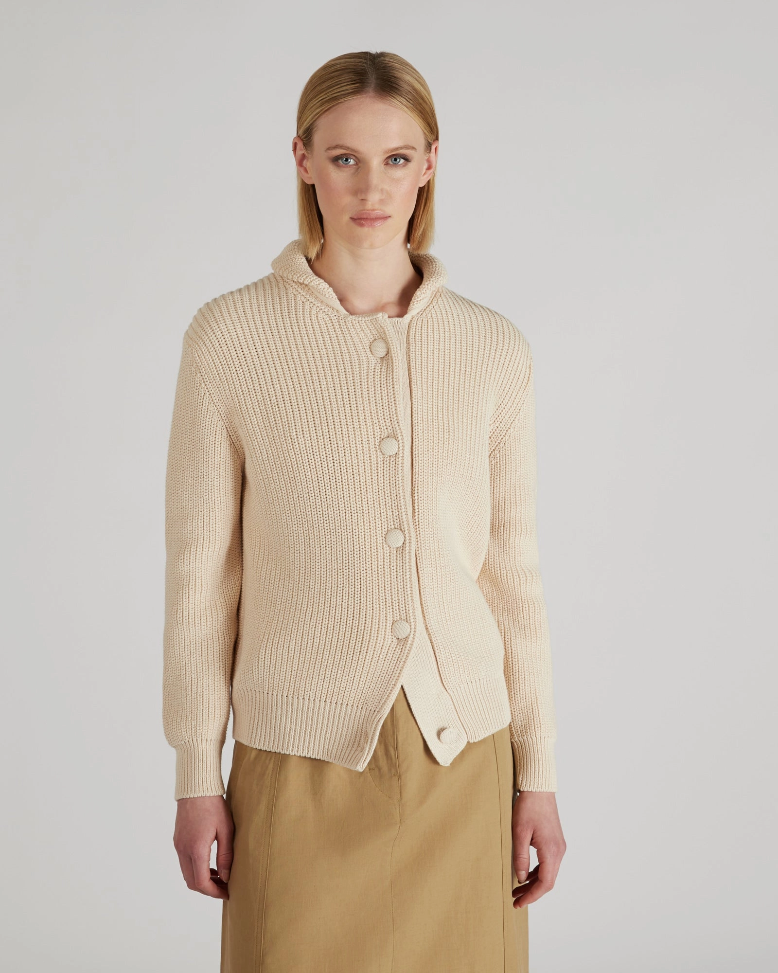Regular fit cotton jacket DurableStitching