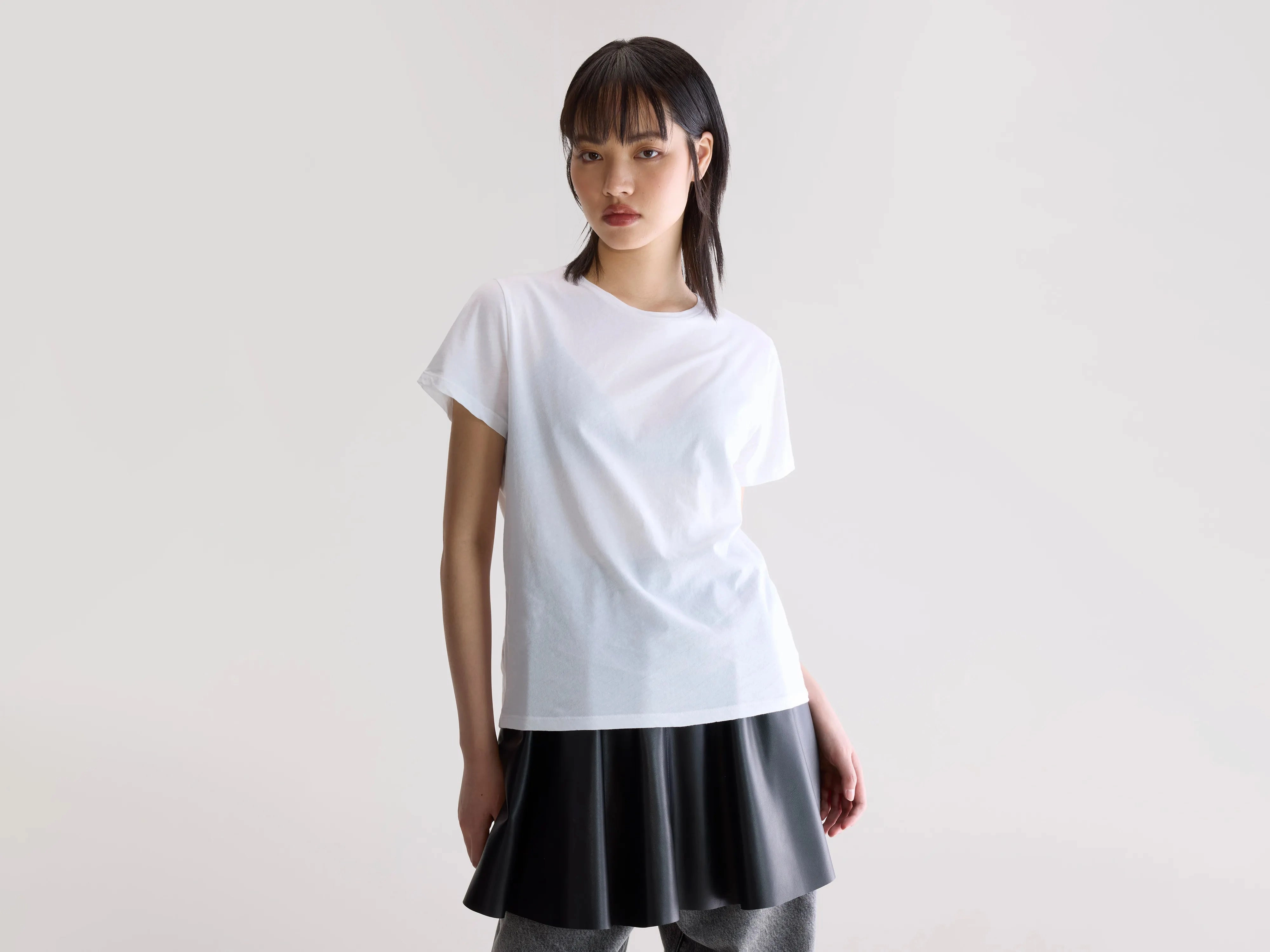 Covi short-sleeve t-shirt (252 / W / WHITE) HighDensity Knit NonSlip Grip Tape