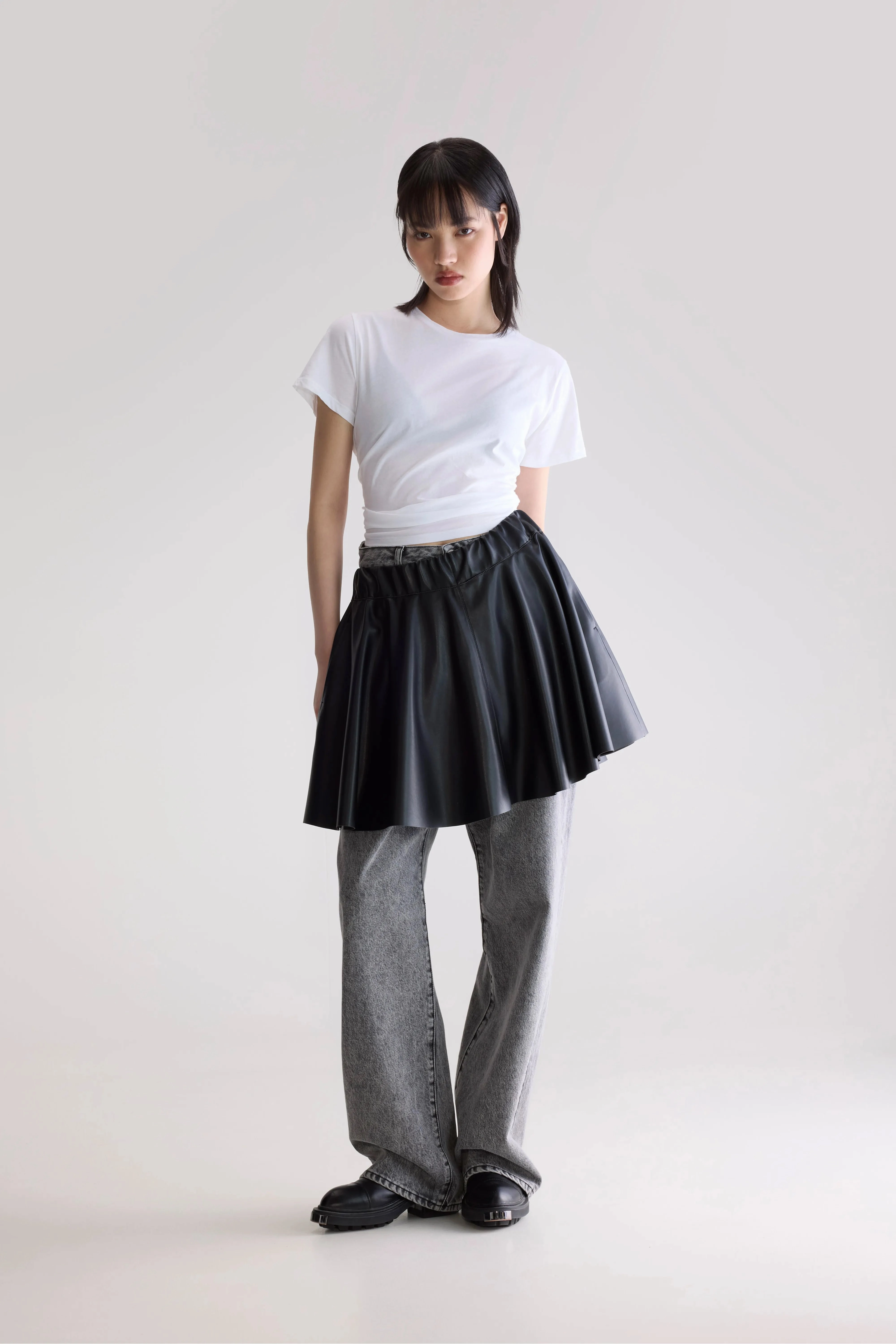 Fitted Shirt Covi short-sleeve t-shirt (252 / W / WHITE)