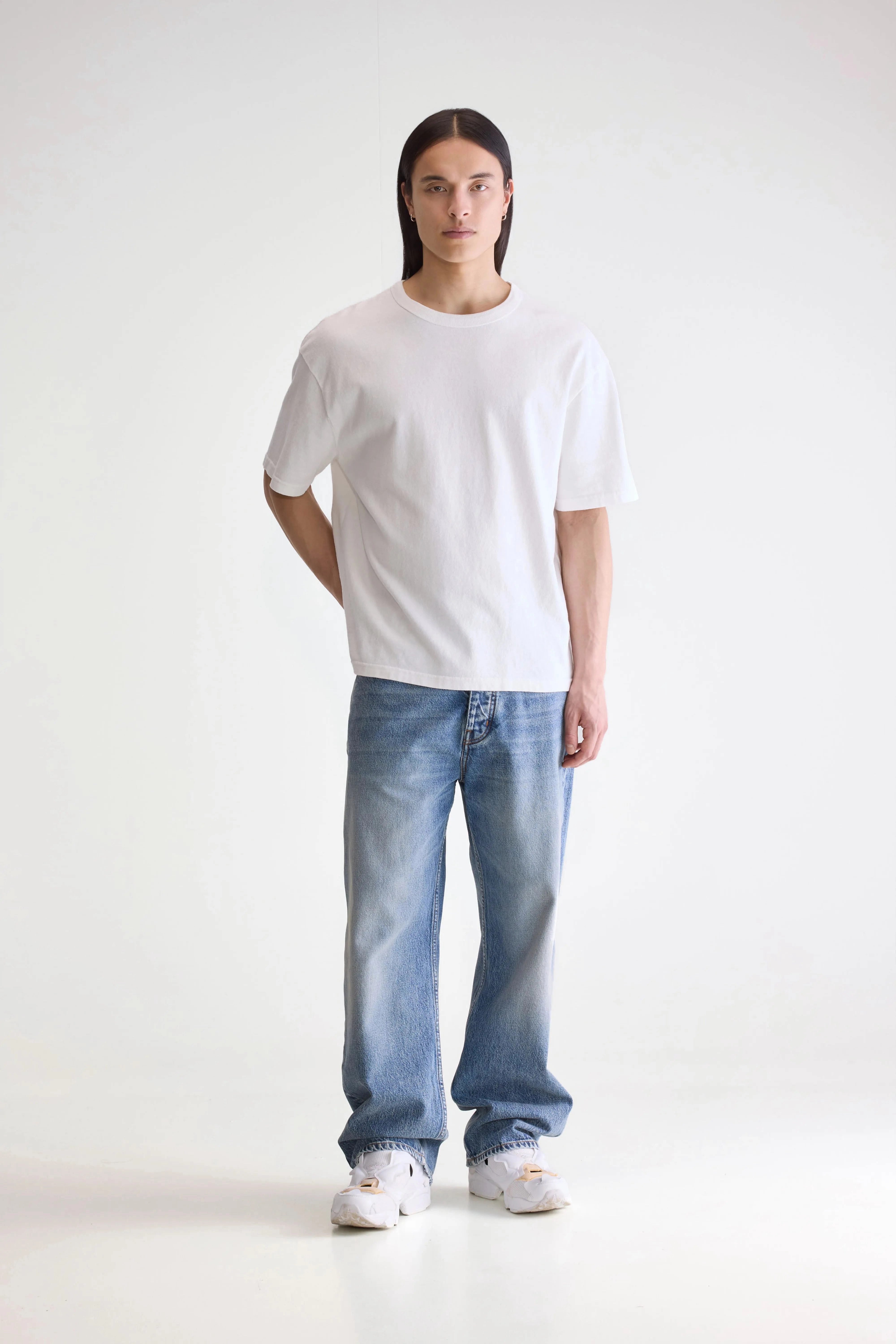 Vouch short-sleeve t-shirt (252 / M / OFF WHITE) AntiStaticFinish RibbedTexture