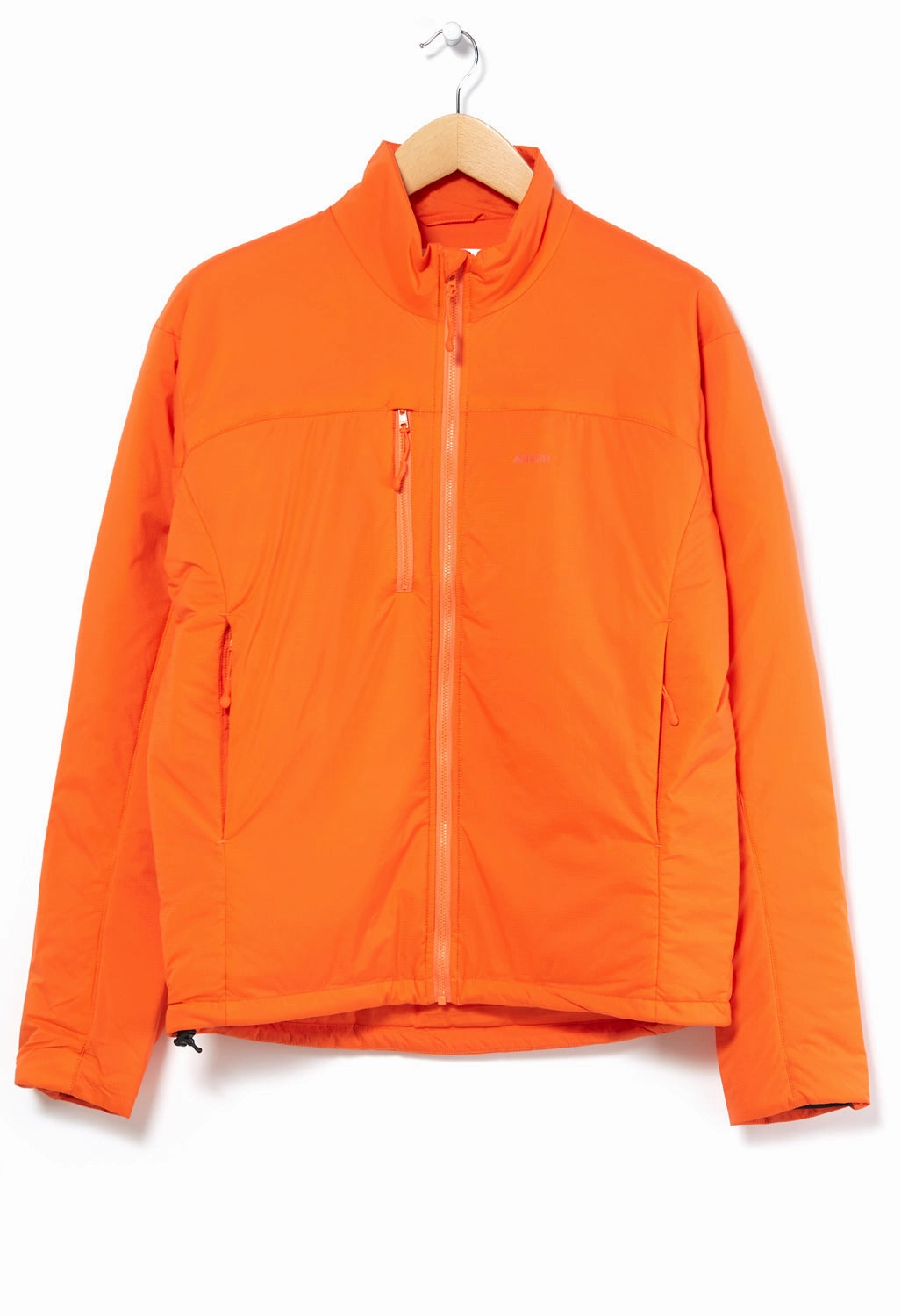 Classic Zip Up Sustainable Recycled Material Adsum Men's Yogi Jacket - Met Orange