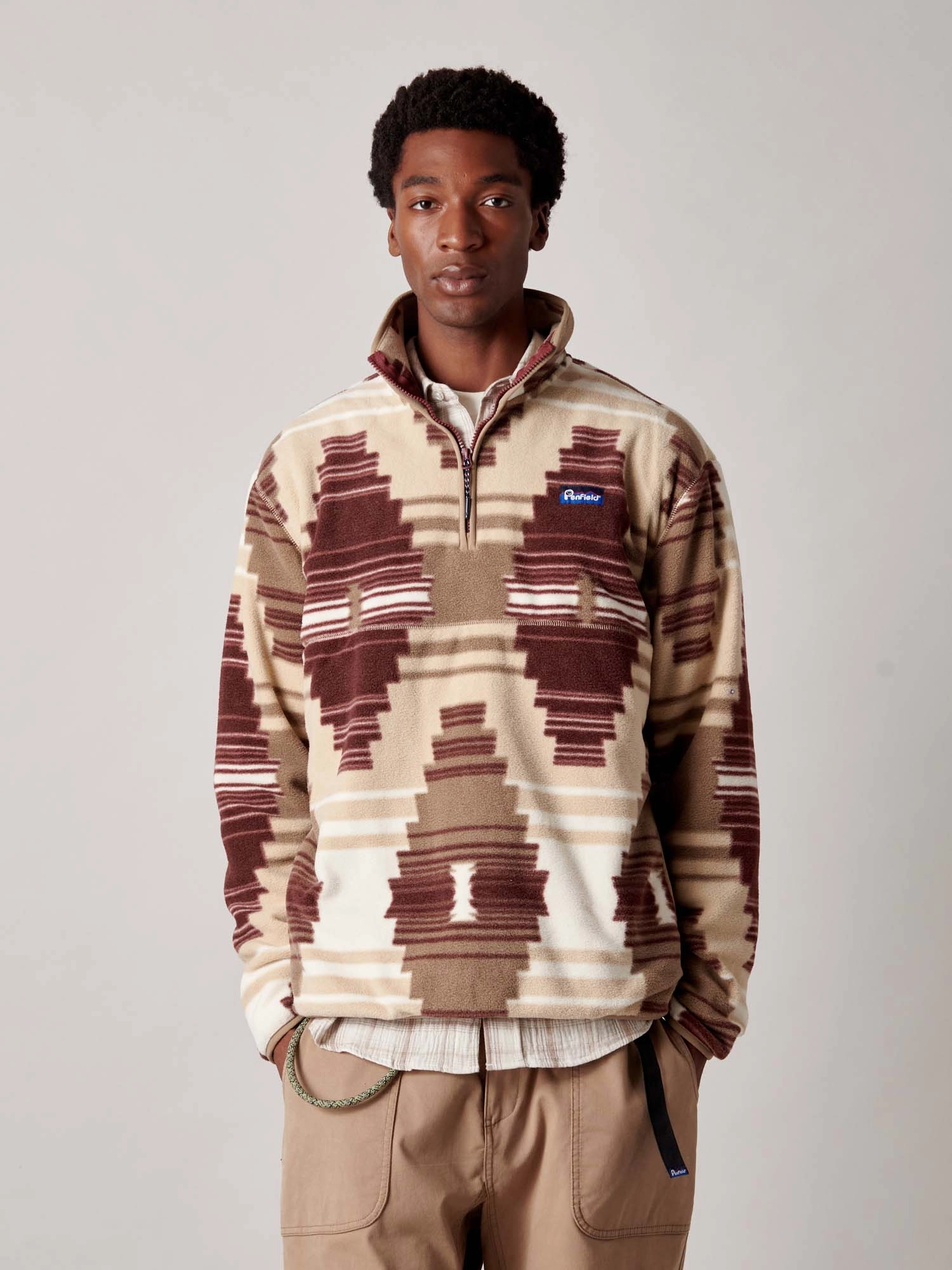 AntiStaticCoating Forefounders Graylock Fleece ? Zip in Lead Gray