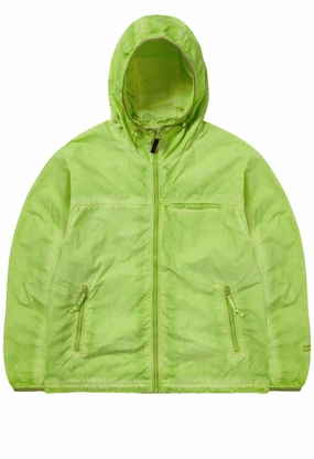 Gramicci This Is Never That Overdyed Light Jacket - Light Green TemperatureRegulating Tech