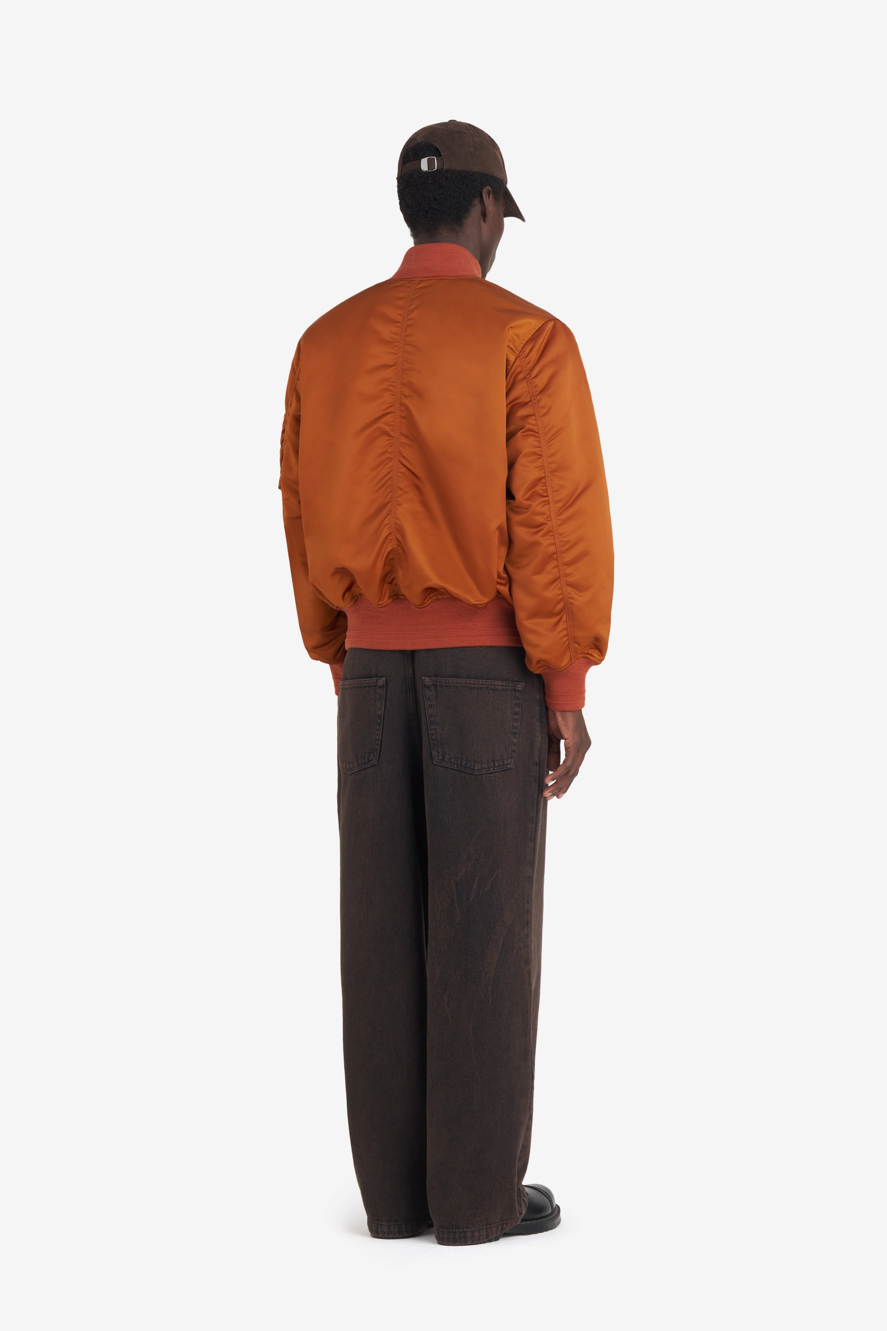 Durable Fabric Flexible Side Gussets NYLON BOMBER JACKET