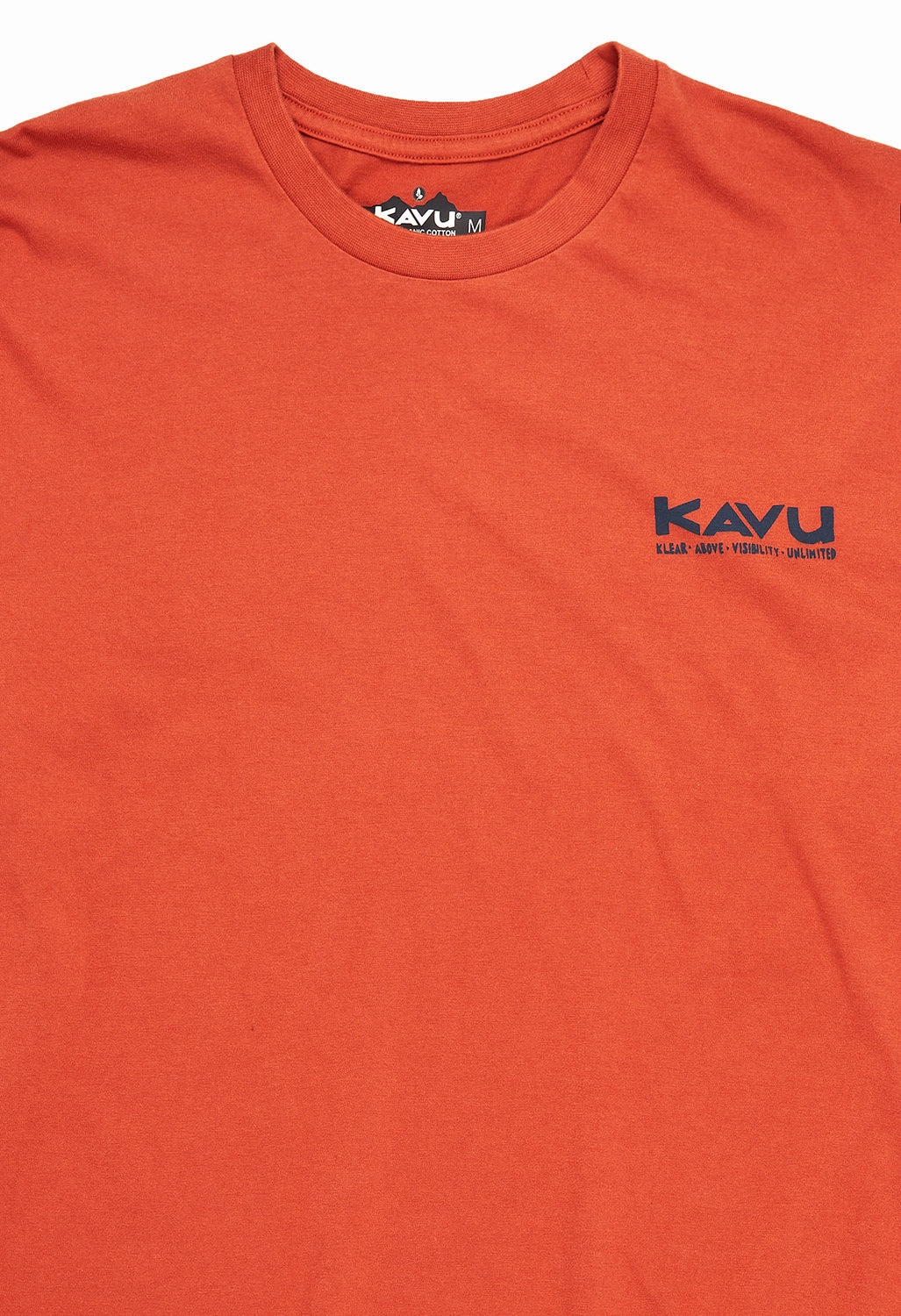 KAVU Men's Sasquatch To Dot T-Shirt - Baked Clay Holiday Casual
